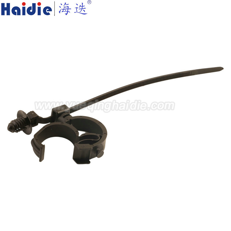 156-01585 / T60SOSSFT712S-EIAHC-PA66HS / PA66HIRHS-BK, cable tie, Split With Ring