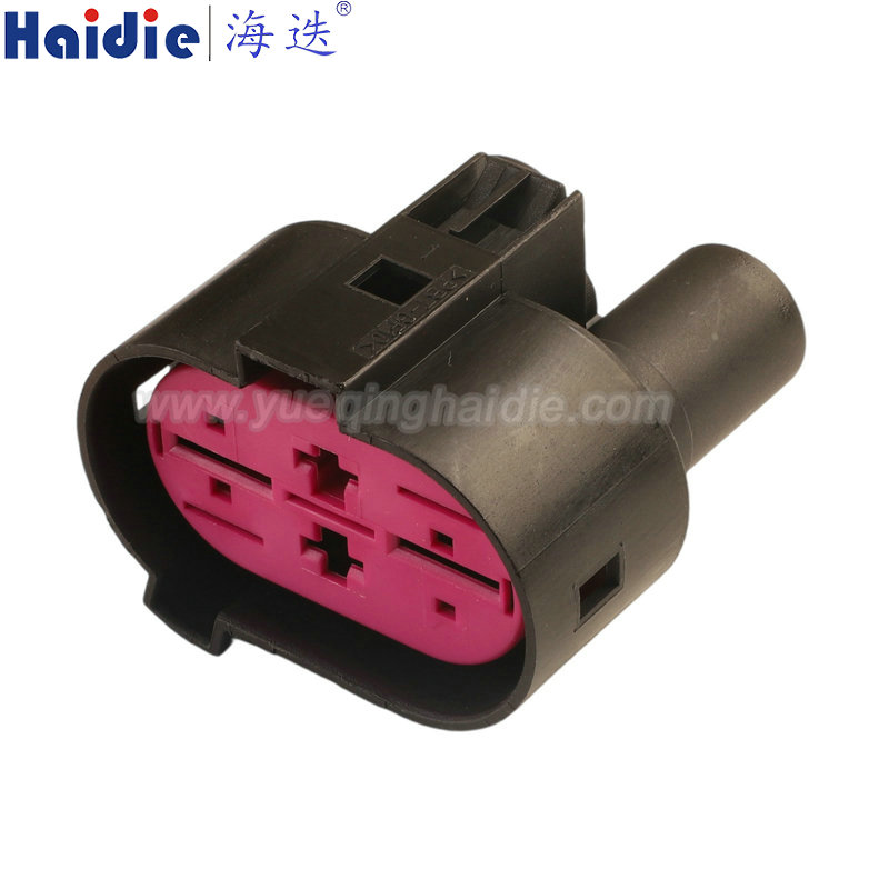 1J0906234 / 60411901, 4pin, female, composite, 4 Pin Auto Wiring Sensor Connector Fan Socket For VW Passat Tiguan Golf Skoda Octavia For Audi 1J0906234