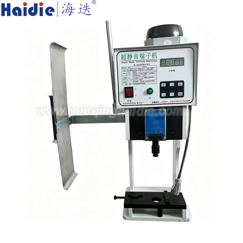 HD-DZJ1.5T, super mute terminal crimping machine semi automatic wire harness crimp machine