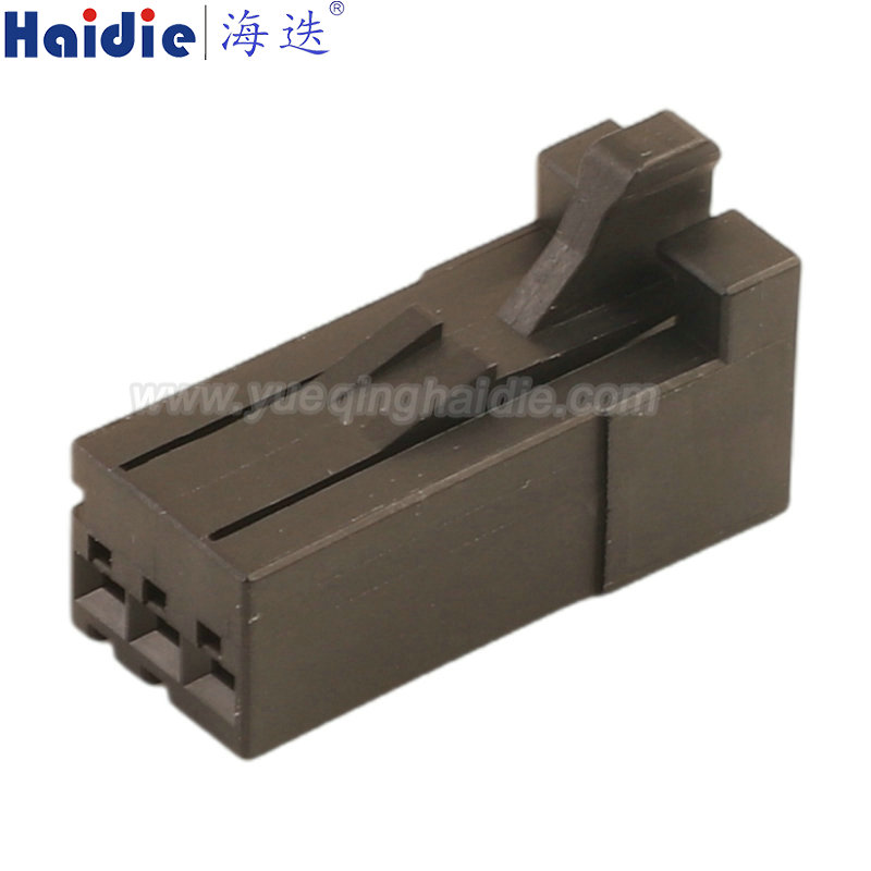 1-1318120-3, 3pin, female, black, Automotive Wire Harness Connector Plastic Housing Plug with Matching Terminals
