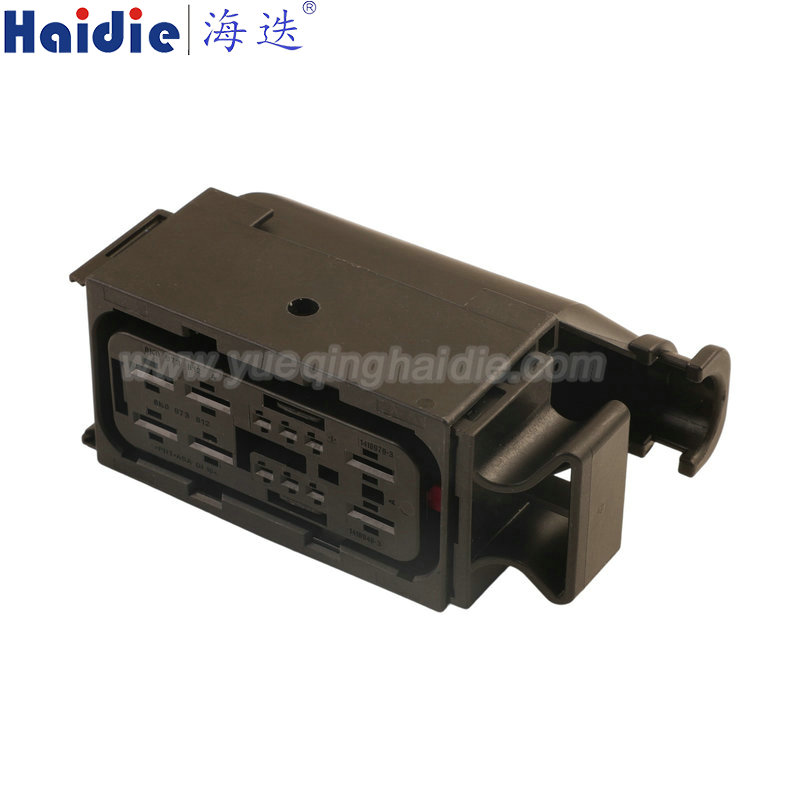 1418948-4 / 1-1418883-1 , 12pin, female, Automotive Wire Harness Connector Plastic Housing Plug with Matching Terminals