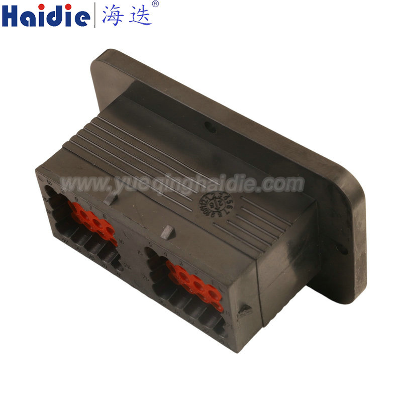 DRC12-40PA / DRC12-40PB, 40pin, male, Automotive Wire Harness Connector Plastic Housing Plug with Matching Terminals