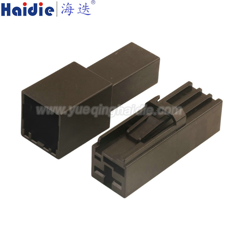 HD017-9.5-11/21, 1pin, male female, black, Automotive Wire Harness Connector Plastic Housing Plug with Matching Terminals