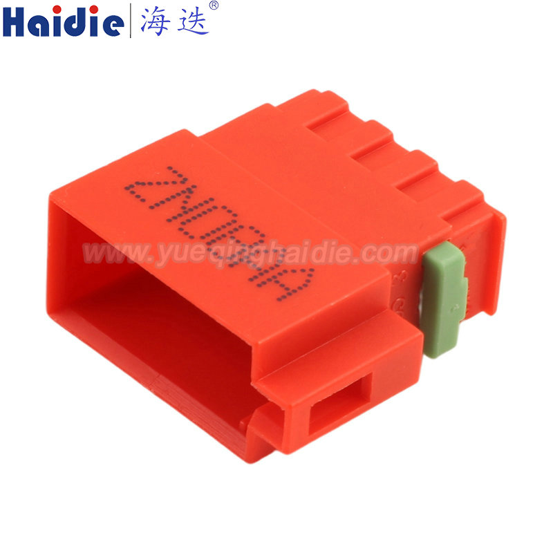 HD0810C-2.8-11R, 8pin, male, red, unsealed, Automotive Wire Harness Connector Plastic Housing Plug with Matching Terminals